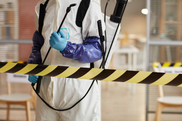 Professional Biohazard technician working in Upland, NE